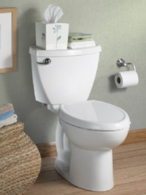 American Standard 5345.110 American Standard 5345.110 Cadet 3 Slow Close Round Front Toilet Seat & Cover