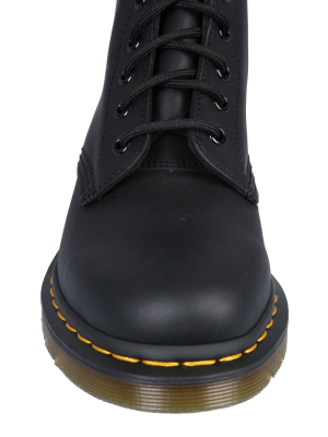 Dr. Martens Greasy Combat Boots