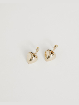 Caterina Earrings In Brass