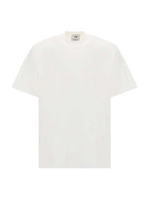 Y-3 Logo Print Crewneck T-shirt