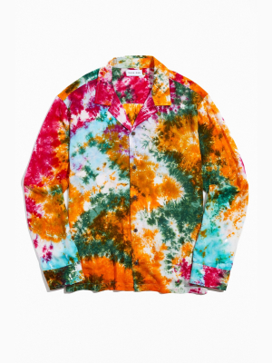 Raga Man Tie-dye Button-down Shirt