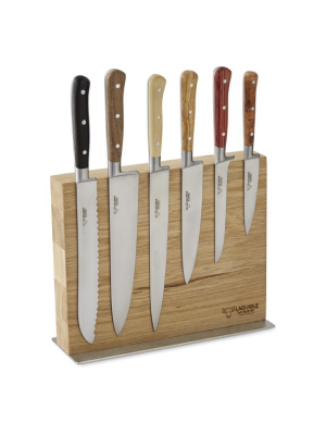 Laguiole En Aubrac 6-piece Knife Set With Magnetic Block