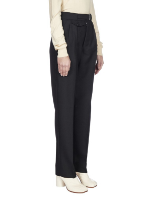 Maison Margiela Belted Tailored Trousers