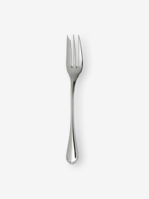 Spatours Serving Fork In Silver Plate By Christofle