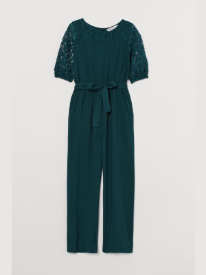 Lace-detail Jumpsuit