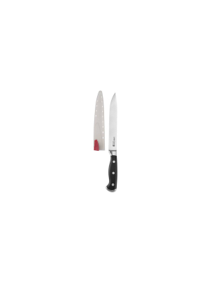 Sabatier Triple Rivet Edgekeeper 8" Slicer Knife With Sleeve