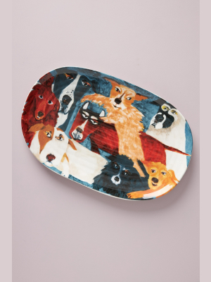 Carole Akins Furry Friends Platter