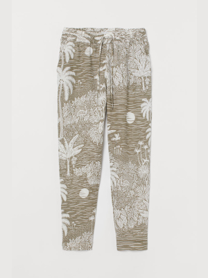Pull-on Linen Pants