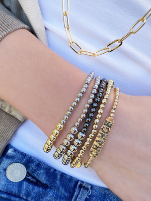 Pave Change Mini Bar Bracelet