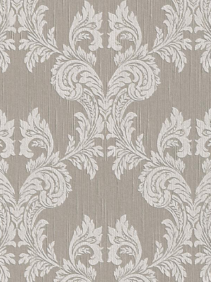 Damask Floral Wallpaper In Grey And Neutrals Design By Bd Wall