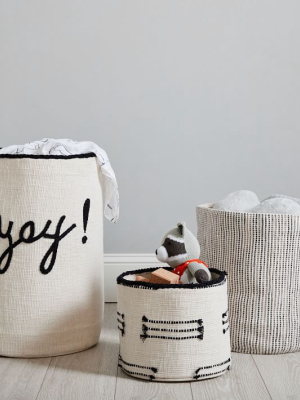 Black & White Storage Baskets