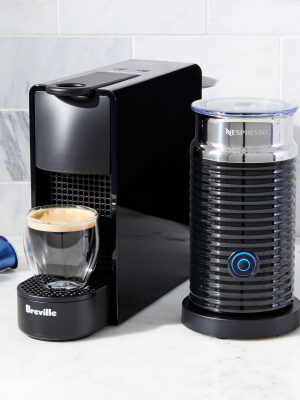 Nespresso ® By Breville Essenza Mini Black Espresso Maker Bundle