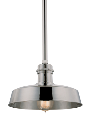 Hudson Valley Lighting Hudson Falls Pendant - Polished Nickel