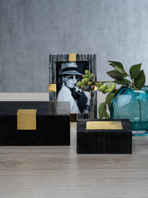 Cape Town Black Resin Box