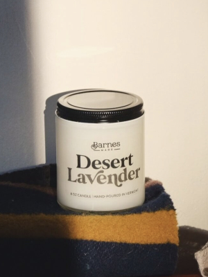 Barnes Made Candle - Desert Lavender