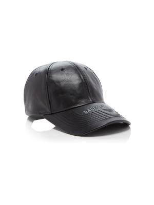 Leather Baseball Cap