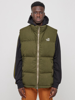 Down Vest In Green