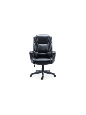 Staples Mcallum Bonded Leather Managers Chair Black 51473