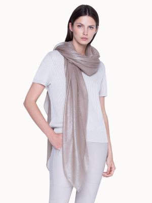 Scarf In Cashmere With Lurex