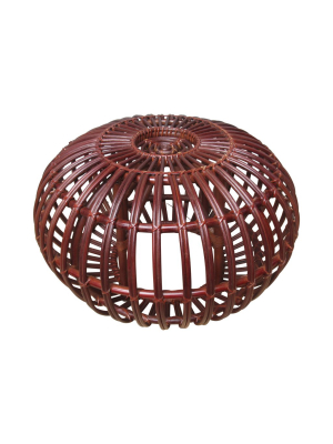 Keyan Rattan Accent Table/ Stool