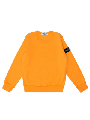 Stone Island Junior Logo Badge Sweatshirt