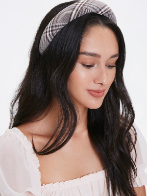 Cushioned Plaid Headband