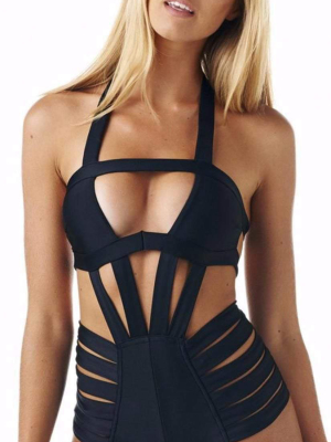 Montce Dunes Monokini In Black