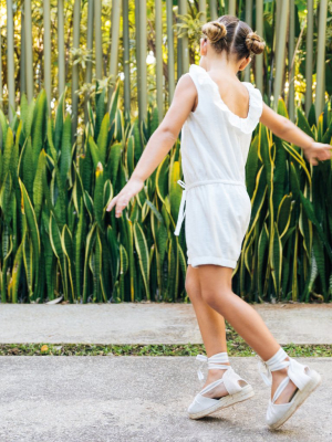 Canvas Espadrille Sandals With Stripedweave