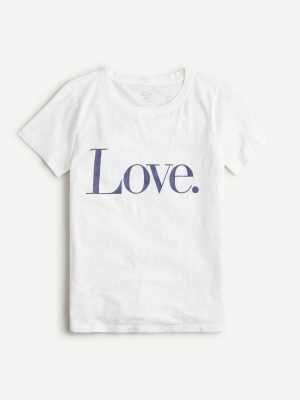 Vintage Cotton "love" T-shirt