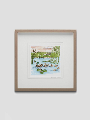 Let's Get Quacking Small Framed Art Print