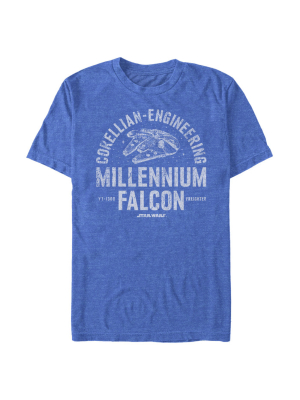 Men's Star Wars Millennium Falcon Corellian Engineering T-shirt