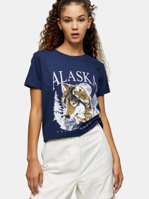 Navy Alaska Bear T-shirt