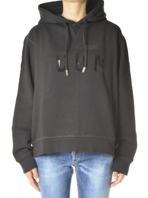 Dsquared2 Logo Printed Drawstring Hoodie