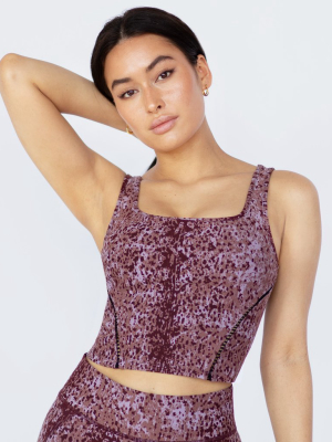 Axial Plantae Print Crop Top