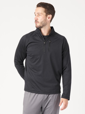 Avalon 1/4 Zip: Black