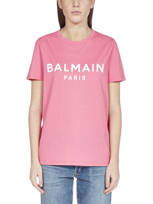 Balmain Logo Printed T-shirt