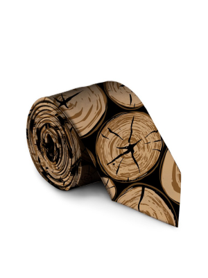 The Xmas Morning Wood | Wood Print Xmas Tie
