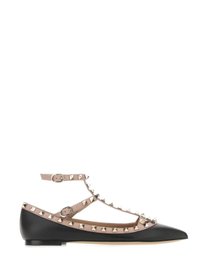 Valentino Garavani Rockstud Cage Ballet Flats