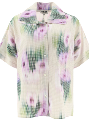 Kenzo Sand Print Boxy Shirt