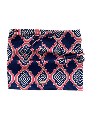 Navy Geo Cabana Cover