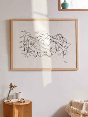 Jessa Gilbert Squamish Summits Art Print