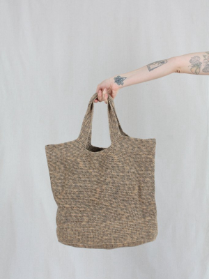 Big Oval Market Tote Tortoise