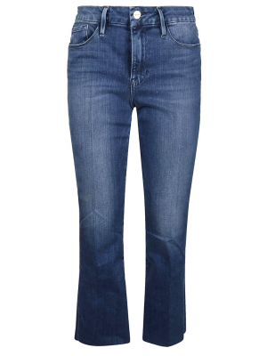 Frame Cropped Flared Jeans