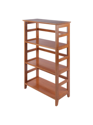 42" Studio Bookshelf 3 Tier Honey Brown - Winsome