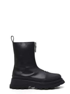 Jil Sander Zip Up Boots