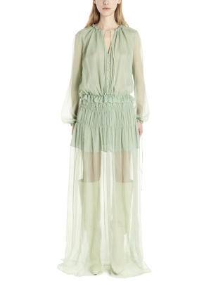 Amiri Ruffled Maxi Dress