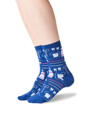 Women's Dentist Crew Socks