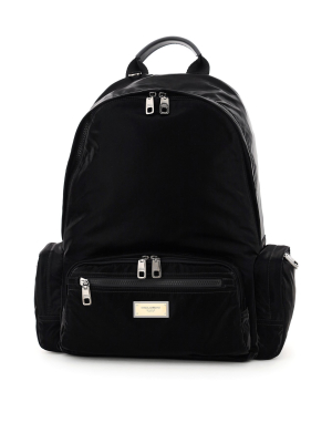 Dolce & Gabbana Sicilia Dna Logo Tag Backpack