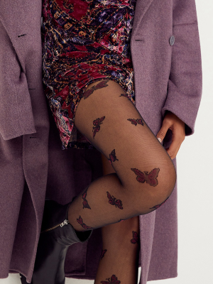 Butterfly Wonderland Sheer Tights