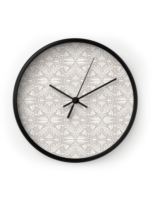 Heather Dutton Lenox Stone Wall Clock - Deny Designs